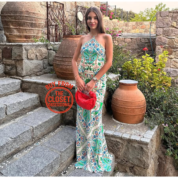 RARE!!! MANGO BLOGGER FAVE!!! Linen Blend Maxi Dress NWT - Picture 10 of 16